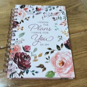 A beautiful Rose journal and a magnetic book mark
